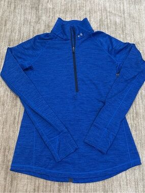 Under Armour Royal Blue ColdGear Quarter-Zip